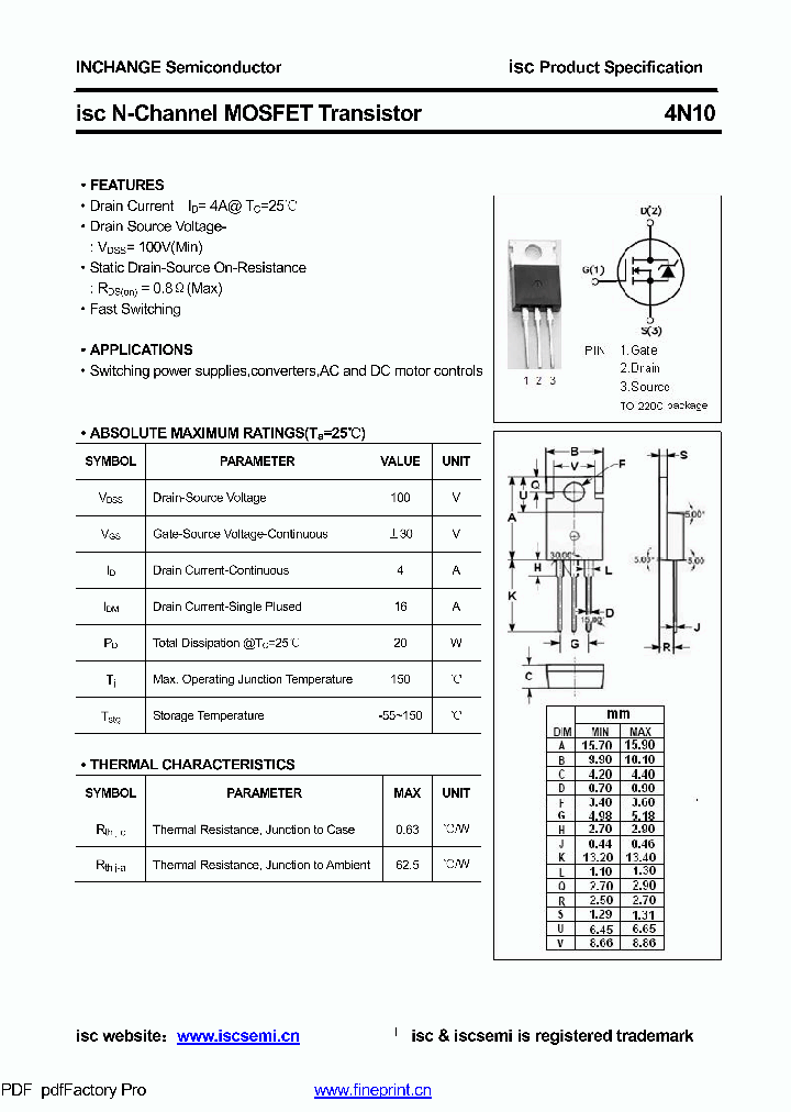 4N10_8423979.PDF Datasheet