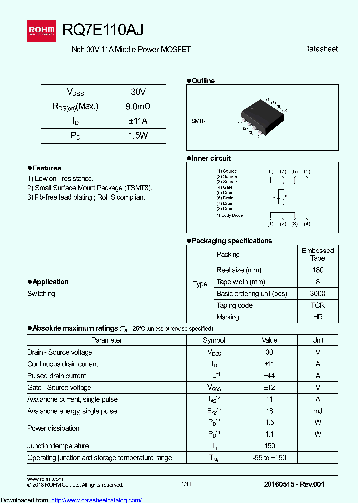RQ7E110AJTCR_8428155.PDF Datasheet