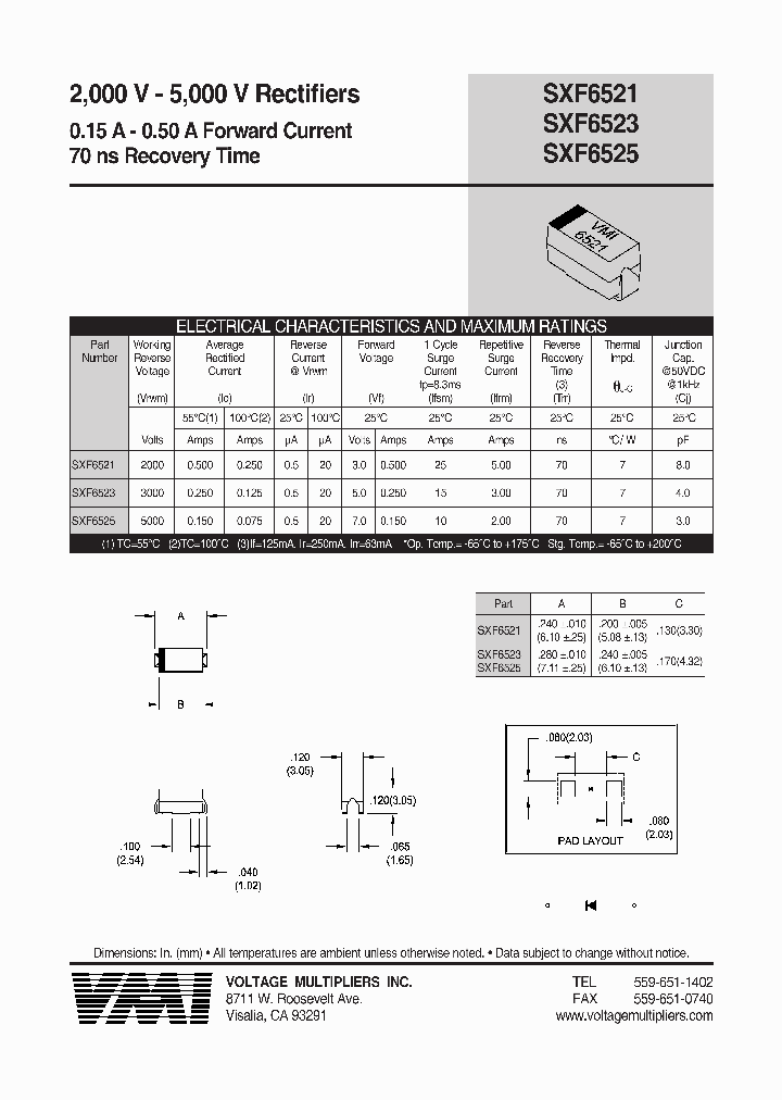 SXF6523_8442466.PDF Datasheet