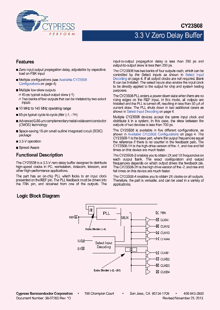 CY23S08SXI-1H_8439194.PDF Datasheet