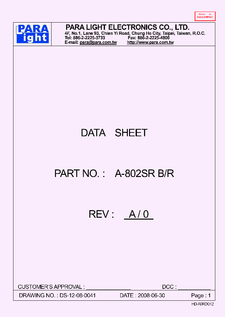 A-802SR_8452448.PDF Datasheet