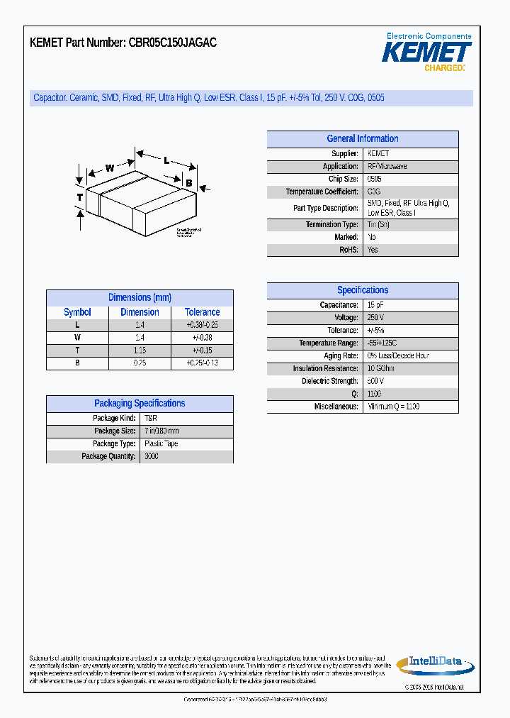 CBR05C150JAGAC_8464342.PDF Datasheet