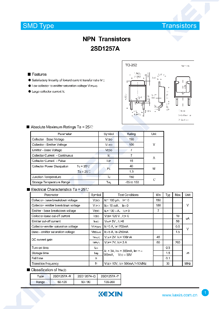 2SD1257A-Q_8464773.PDF Datasheet