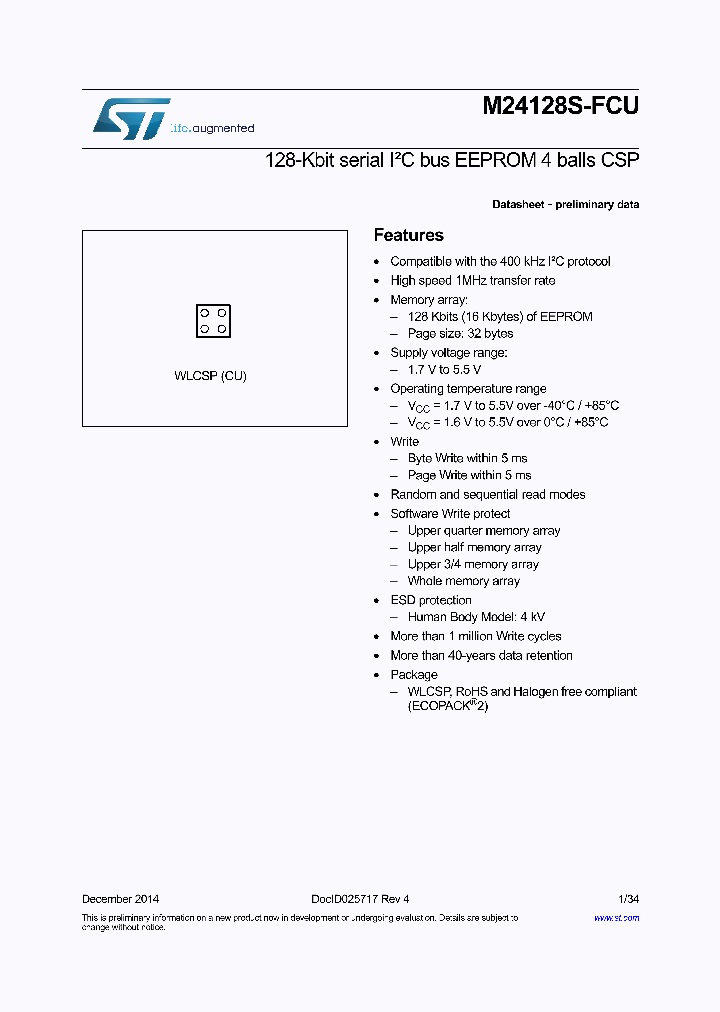 M24128S-FCU_8469140.PDF Datasheet