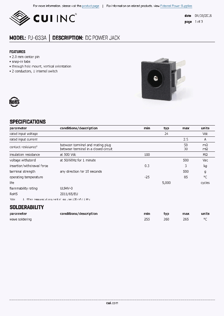 PJ-033A_8472458.PDF Datasheet