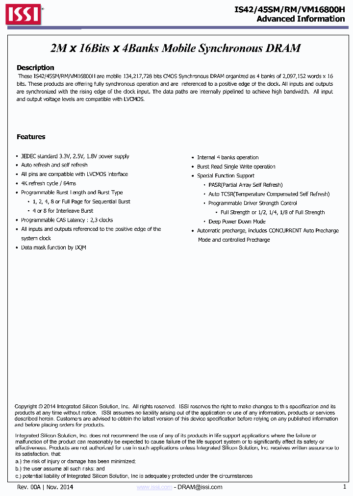 IS45SMVM16800H_8482259.PDF Datasheet