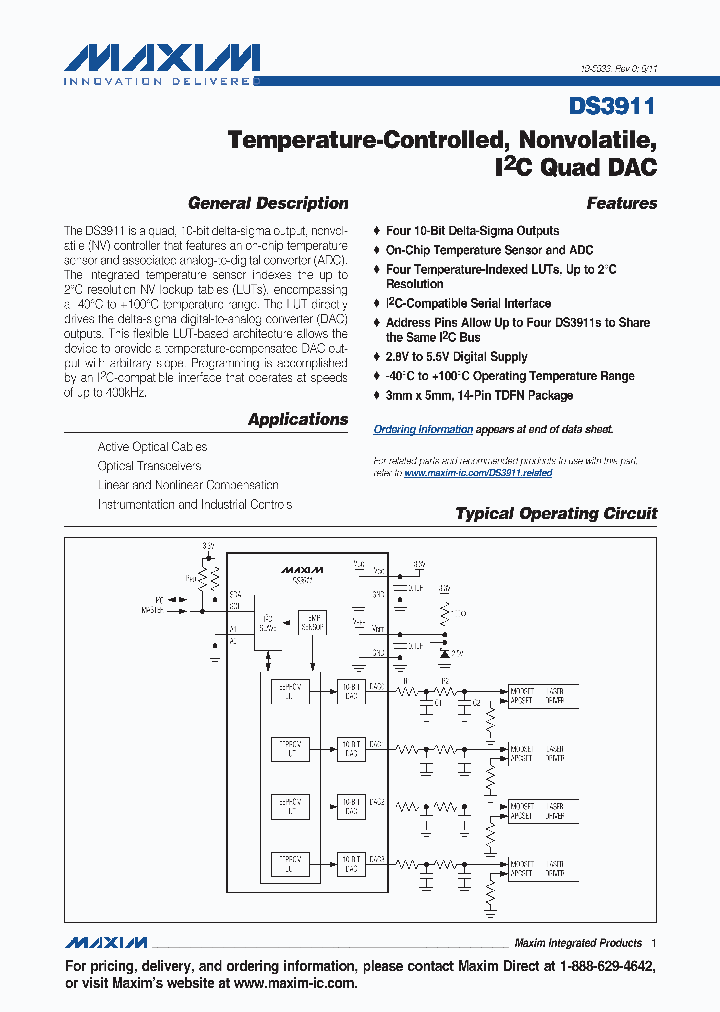 DS3911TT_8482650.PDF Datasheet