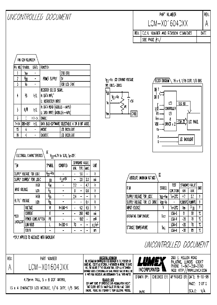 LCM-S01604DSF_8485365.PDF Datasheet