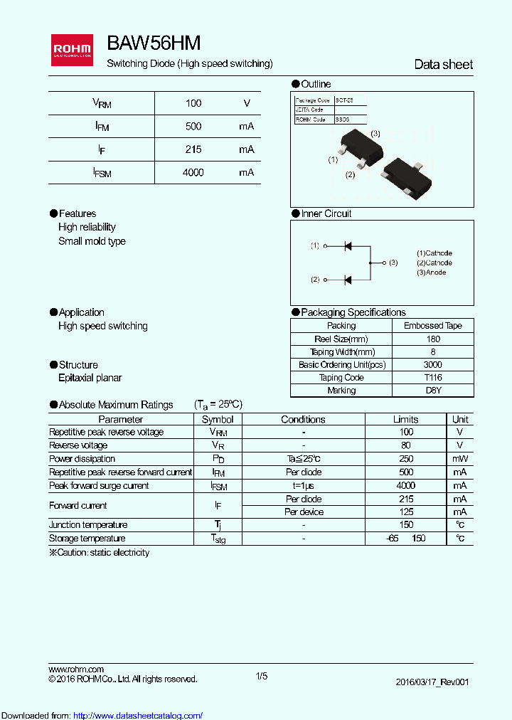 BAW56HM_8485174.PDF Datasheet