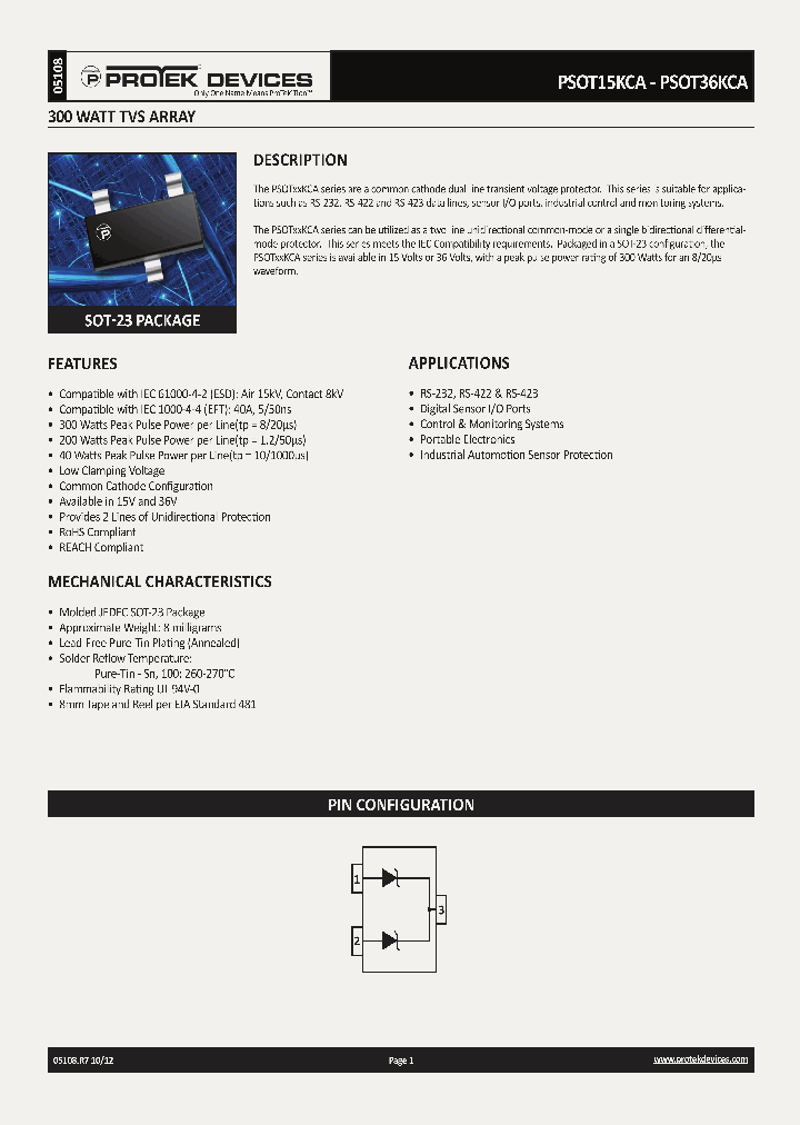 PSOT15KCA-12_8497799.PDF Datasheet