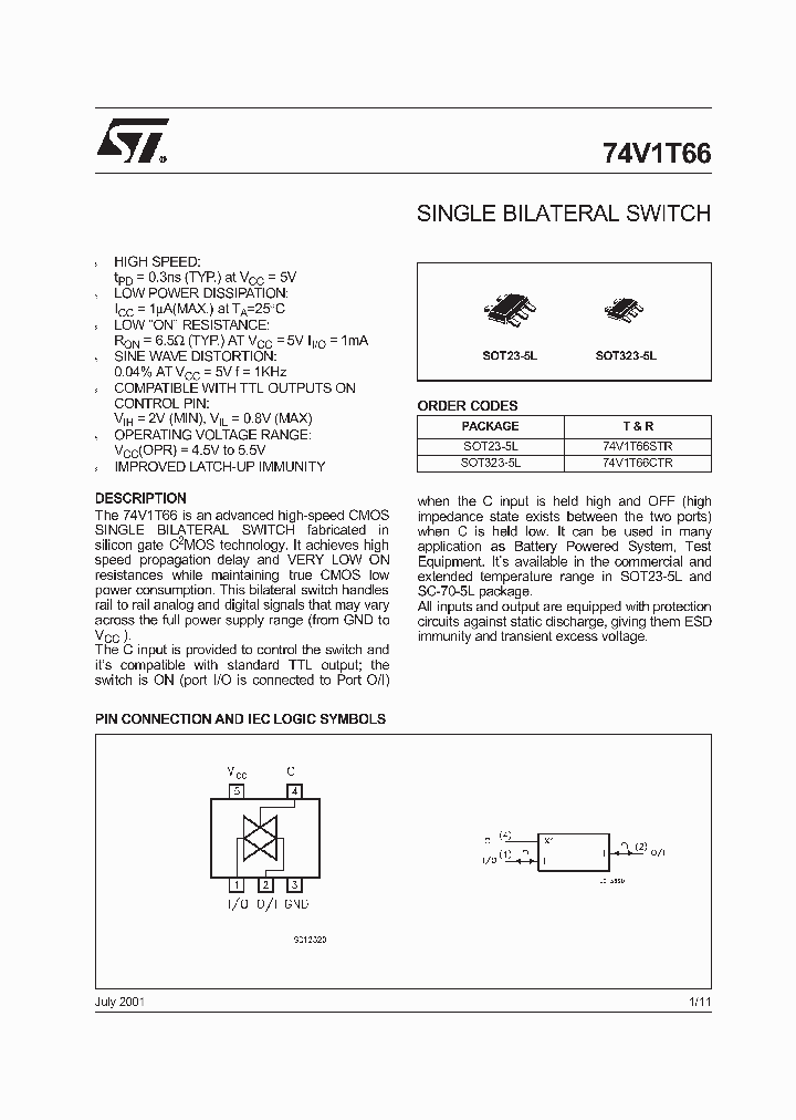 74V1T66STR_8499425.PDF Datasheet