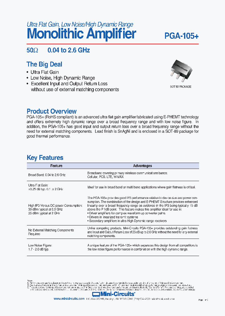 PGA-105_8501682.PDF Datasheet