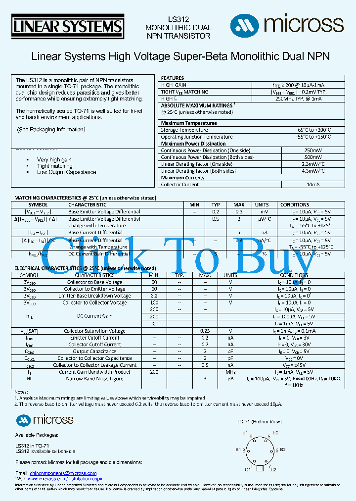 LS312-TO-71_8502333.PDF Datasheet