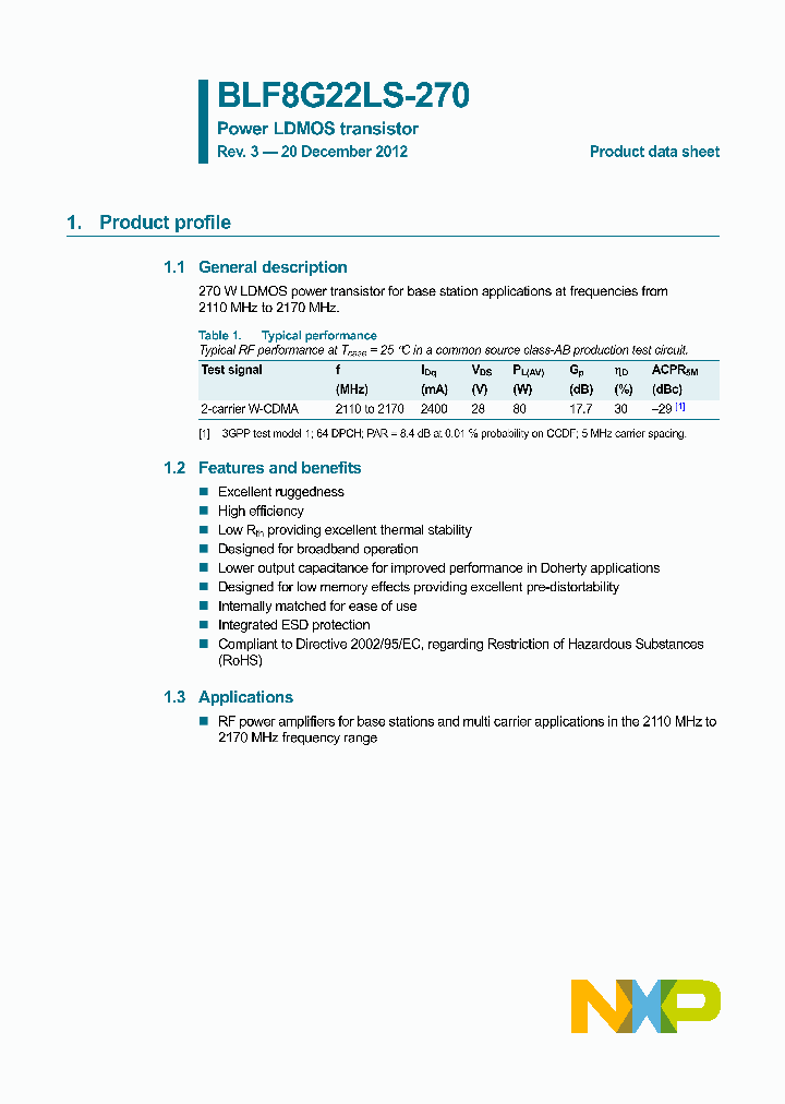 BLF8G22LS-270_8505876.PDF Datasheet