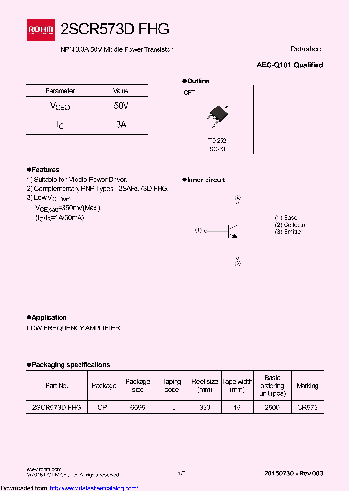 2SCR573DFHG_8516107.PDF Datasheet