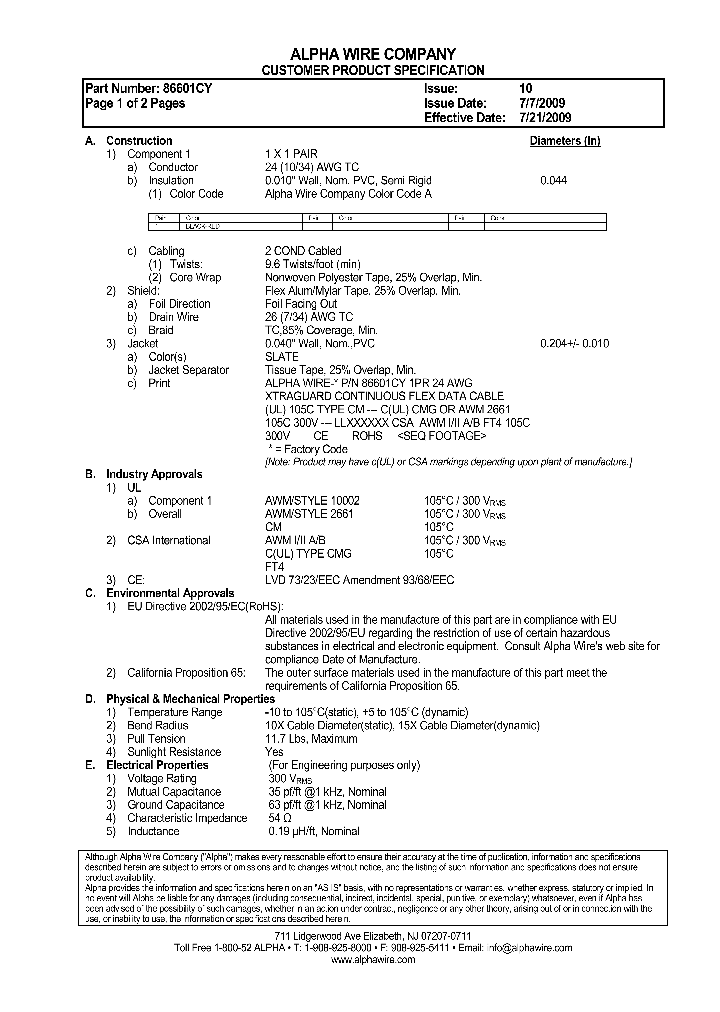 86601CY_8520774.PDF Datasheet