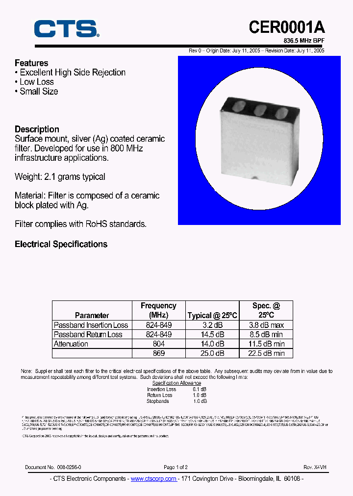 CER0001A_8533286.PDF Datasheet