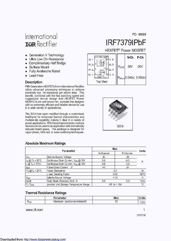 IRF7379ITRPBF_8542272.PDF Datasheet