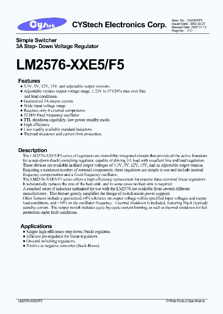LM2576-XXE5_8546888.PDF Datasheet