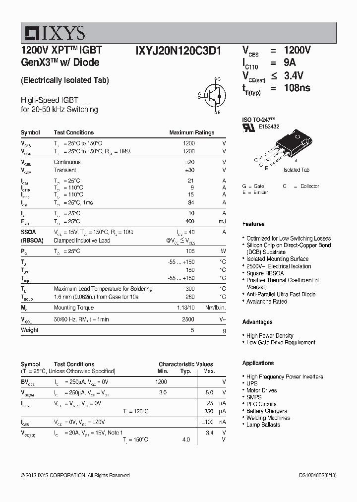 IXYJ20N120C3D1_8548342.PDF Datasheet