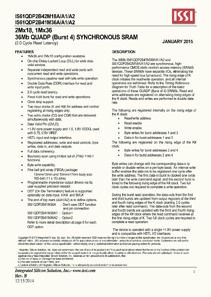 IS61QDP2B41M36A2_8550206.PDF Datasheet