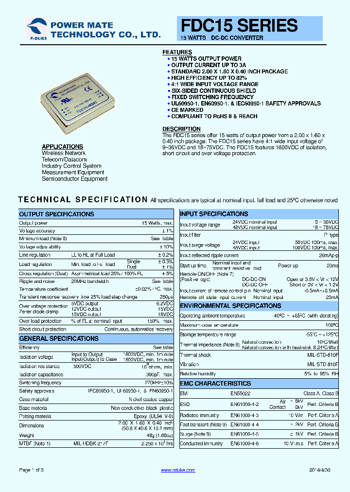 FDC15-24S05_8555790.PDF Datasheet