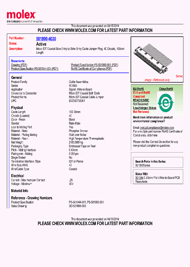 501800-4030_8564689.PDF Datasheet