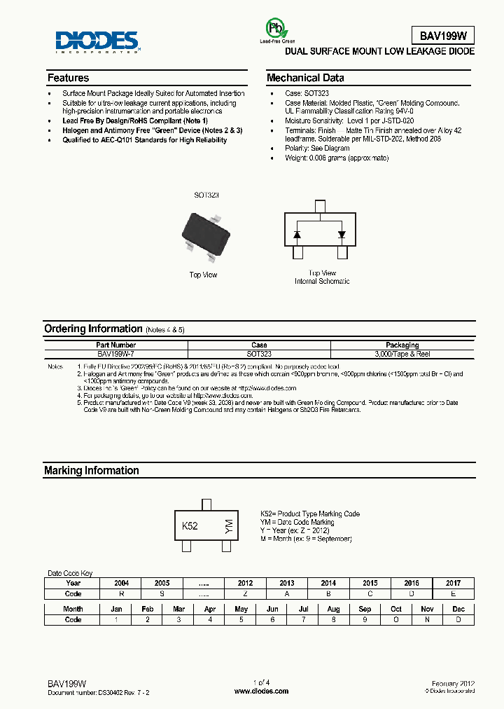 BAV199W-7_8568751.PDF Datasheet