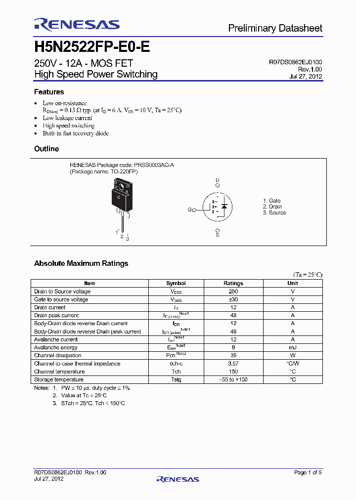 H5N2522FP-E0-E-15_8570279.PDF Datasheet