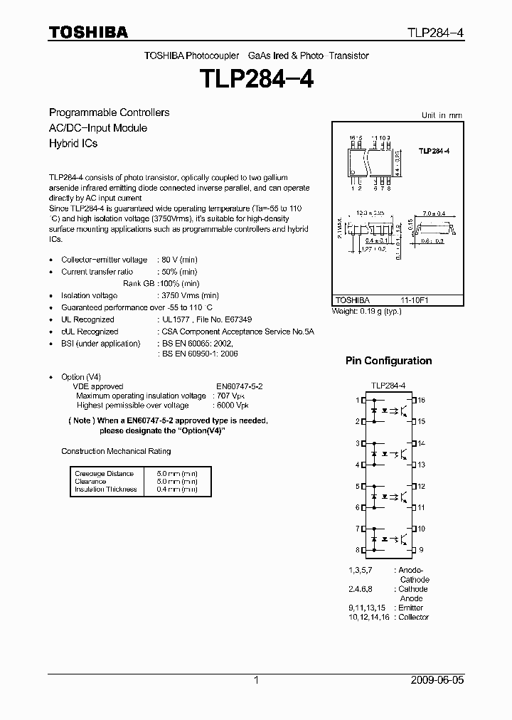 TLP284-4_8578199.PDF Datasheet