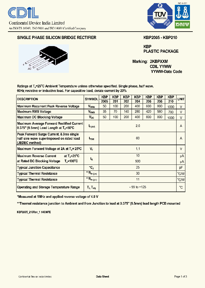 KBP210_8580708.PDF Datasheet