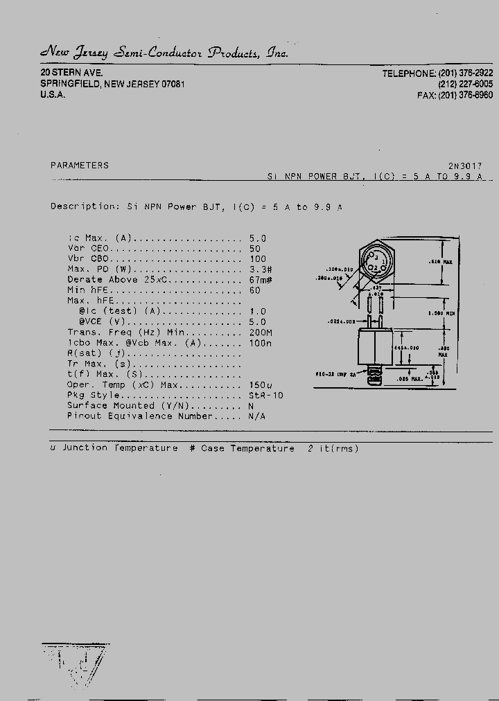 2N3017_8581598.PDF Datasheet