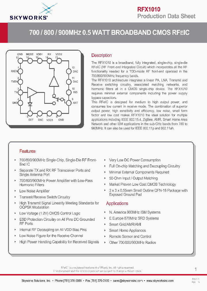 RFX1010_8585467.PDF Datasheet