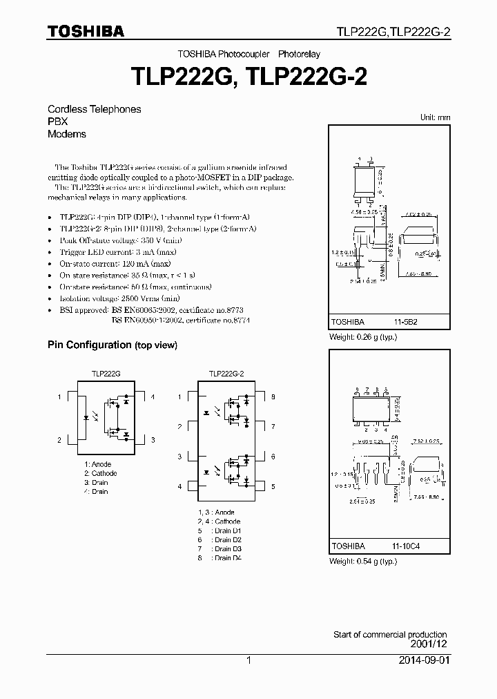 TLP222G-14_8589128.PDF Datasheet