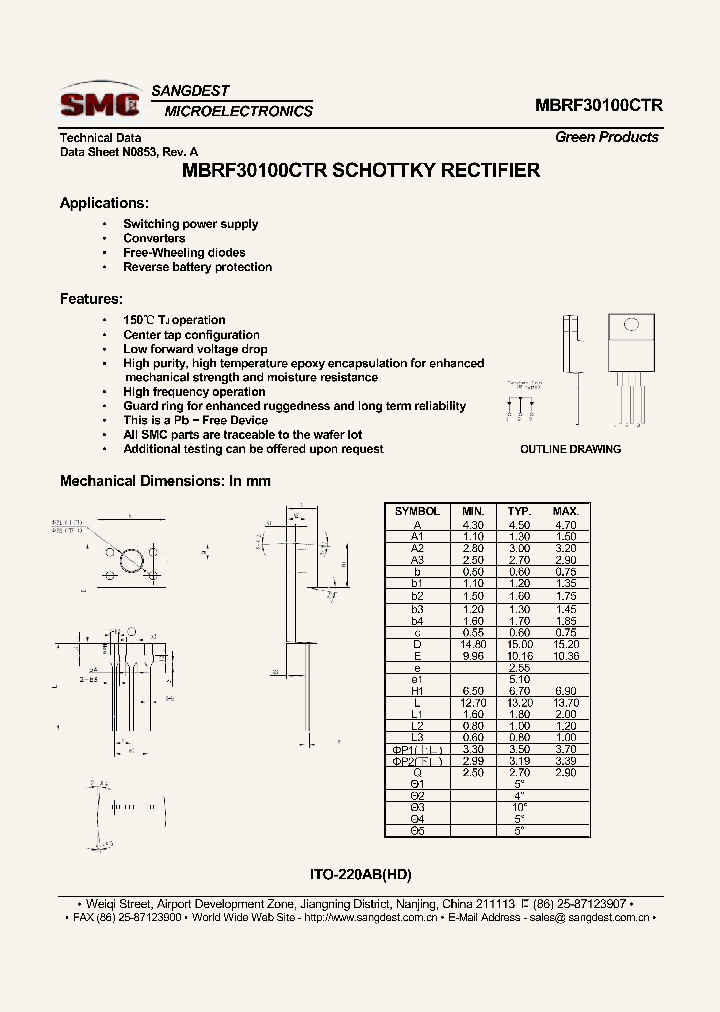 MBRF30100CTR_8596905.PDF Datasheet