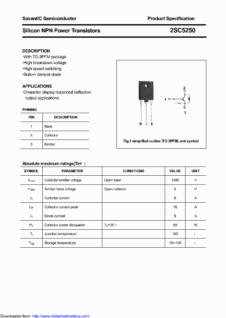 2SC5250_8598239.PDF Datasheet