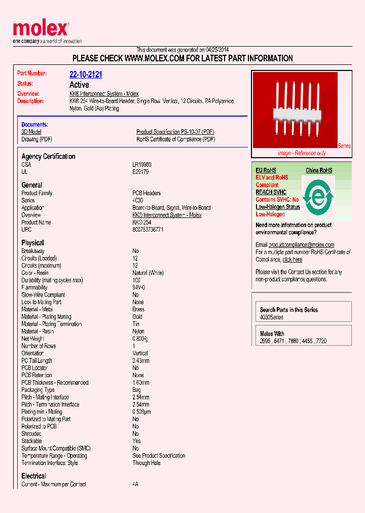 22-10-2121_8603729.PDF Datasheet