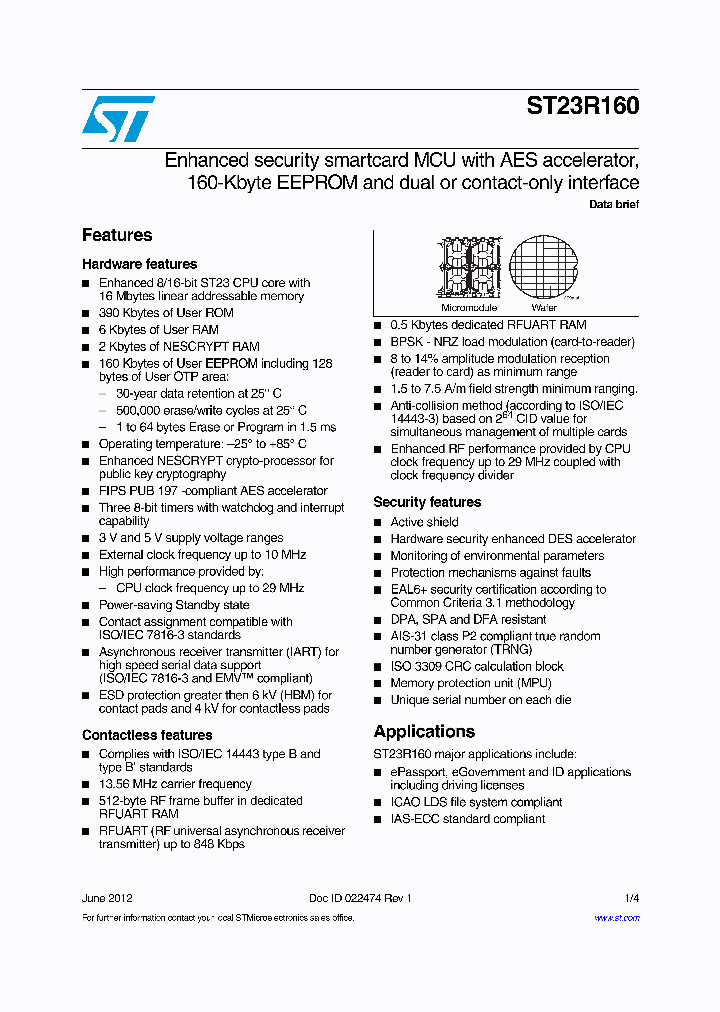 ST23R160_8606586.PDF Datasheet