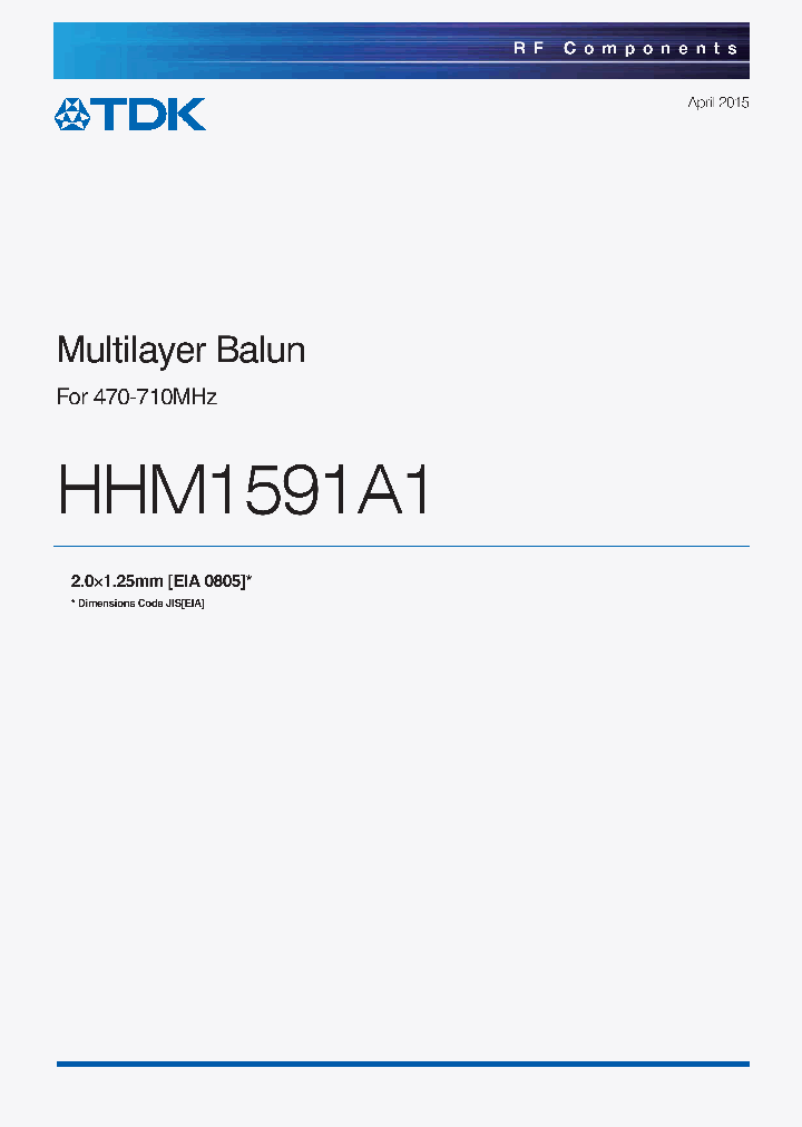 HHM1591A1_8615101.PDF Datasheet