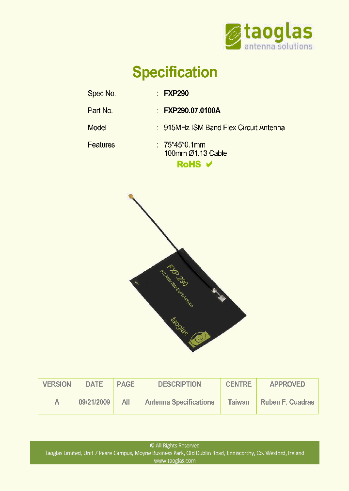 FXP290070100A_8616162.PDF Datasheet