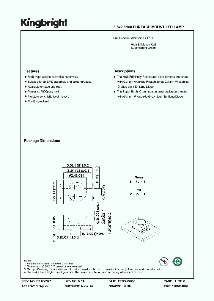 AAA3528ESGCT_8624103.PDF Datasheet