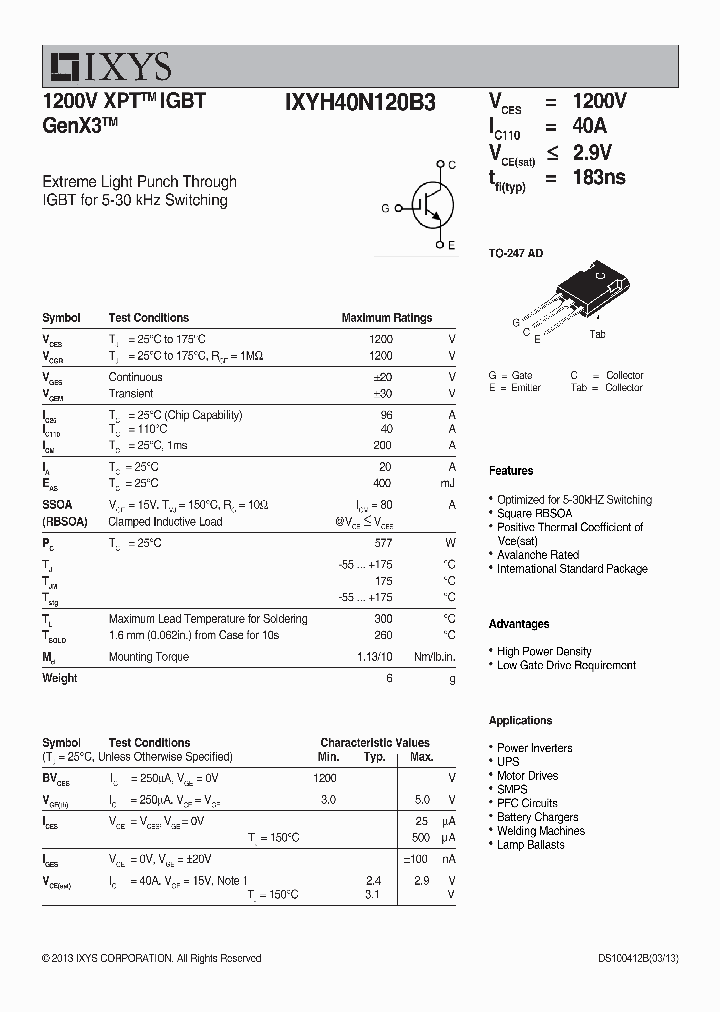 IXYH40N120B3_8625541.PDF Datasheet