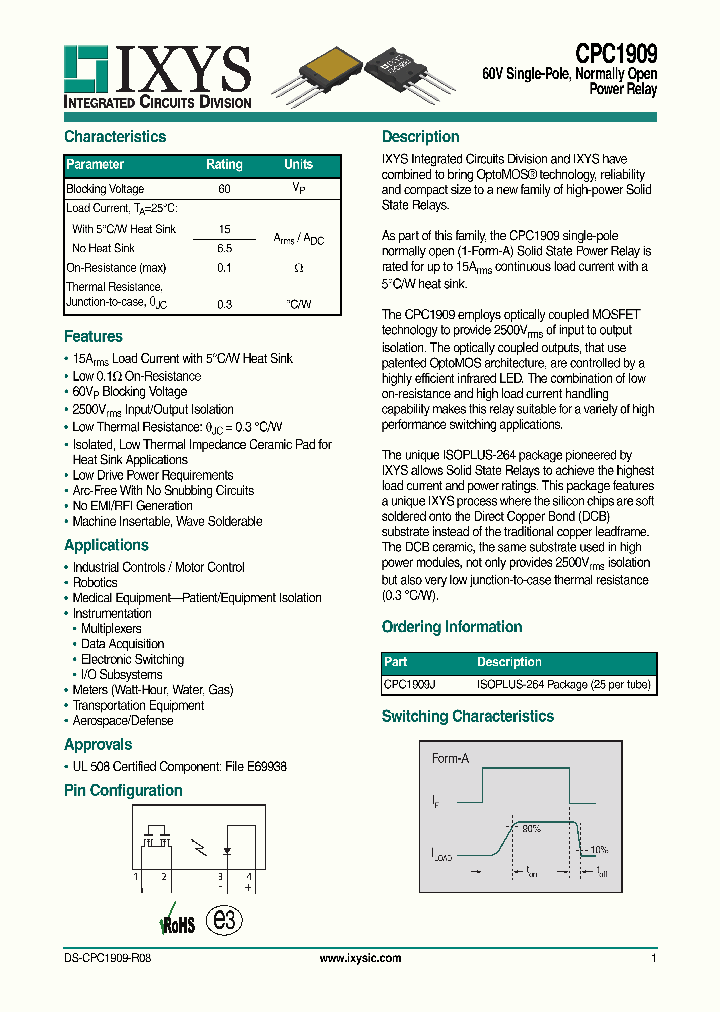 CPC1909_8629498.PDF Datasheet