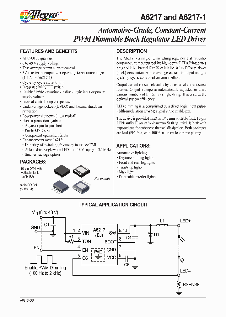 A6217_8636845.PDF Datasheet