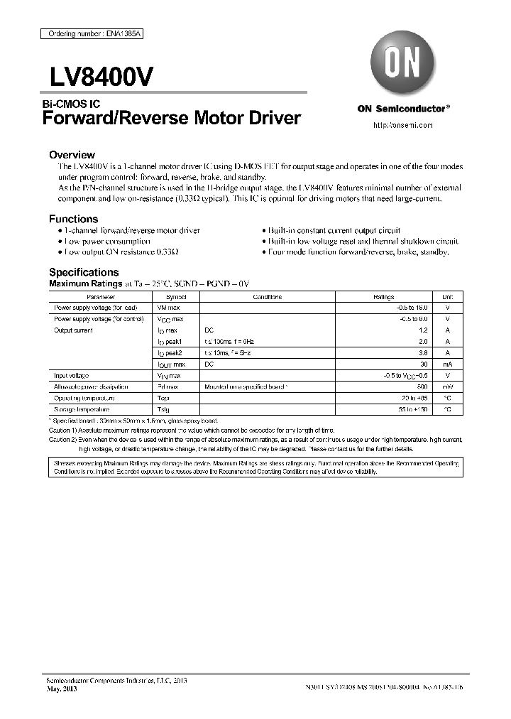 LV8400V_8646586.PDF Datasheet
