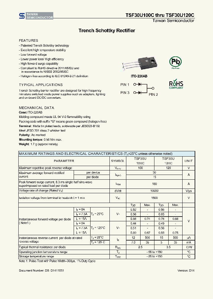 TSF30U120C_8648718.PDF Datasheet