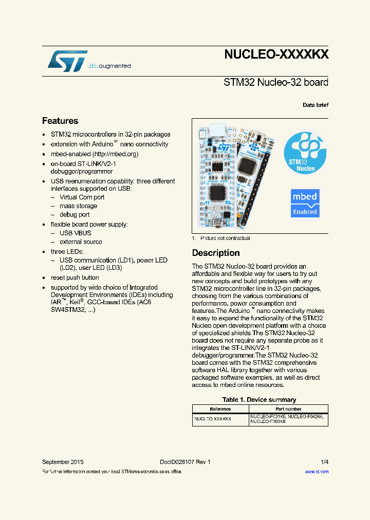 NUCLEO-F042K6_8656360.PDF Datasheet