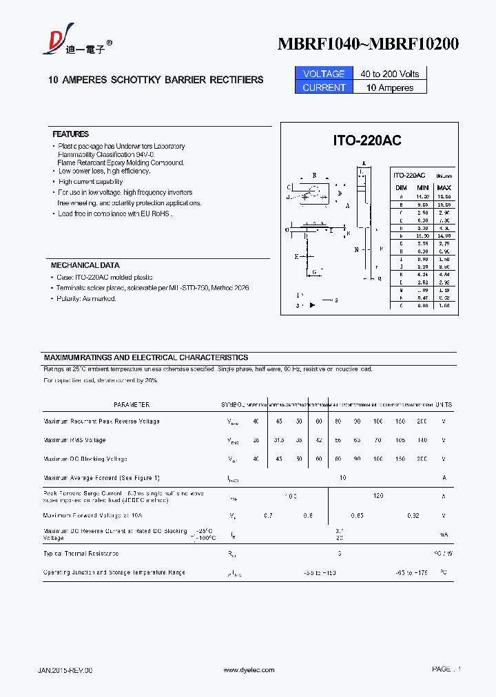 MBRF10100_8656334.PDF Datasheet