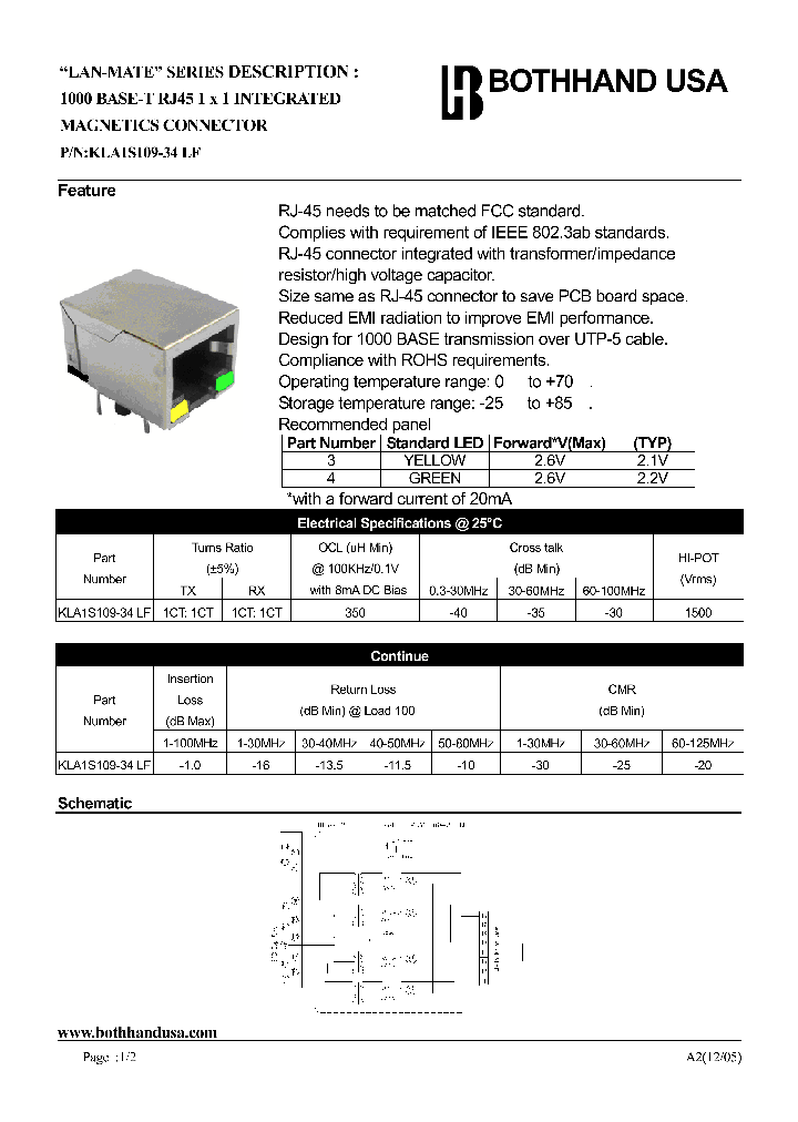 KLA1S109-34-LF_8656539.PDF Datasheet