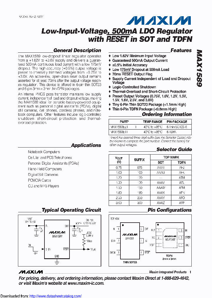 MAX1589EZT250_8657328.PDF Datasheet